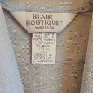 Light blue vintage Blazer size 16 by Blair Boutique